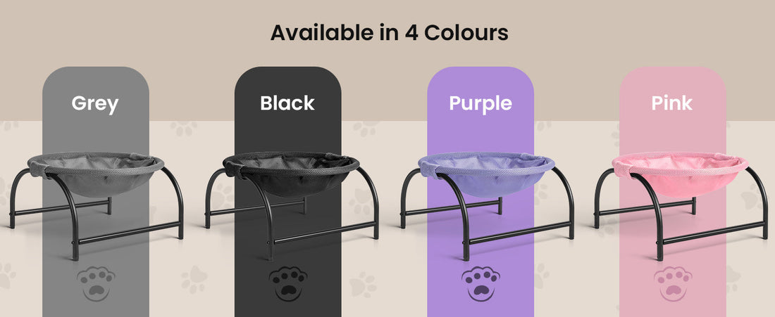 Elevated Pet Hammock Bed: Free-Standing, Detachable & Ultra-Breathable for All Seasons