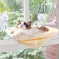 Cat Window Perch Cordless, Foldable & Stable Cat Beds - Breathable Cat Window Hammock for Overlooking, Sunbathing and Climbing - Maximum Hold Up to 40lb