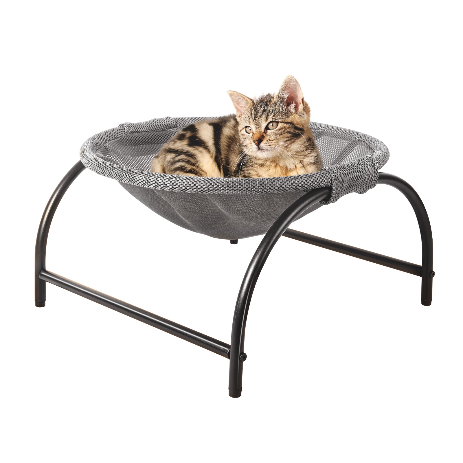 Elevated Cat Bed Hammock Whole Wash Stable & Breathable Easy Assembly Indoors Outdoors