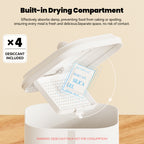 Automatic Pet Feeder & Water Dispenser Set, Stainless Steel Bowl Adjustable Dry Food Feeder for Cats Dogs