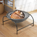 Large Cat Dog Hammock Bed, Freestanding Pet Sleeping Bed Detachable & Breathable, Fully Washable