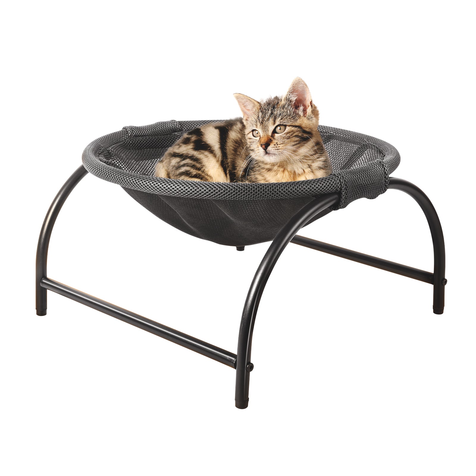 Elevated Cat Bed Hammock Whole Wash Stable & Breathable Easy Assembly Indoors Outdoors