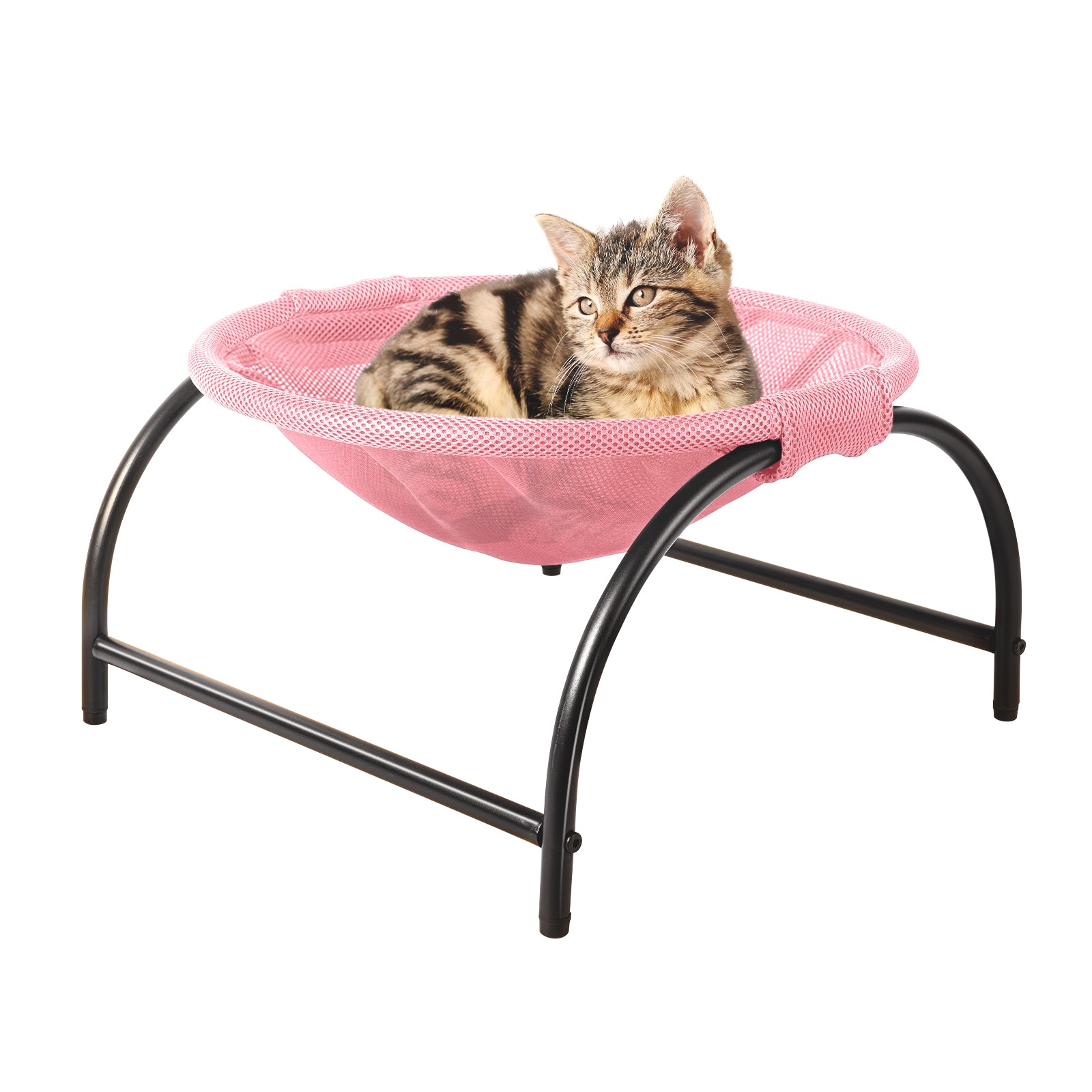 Elevated Cat Bed Hammock Whole Wash Stable & Breathable Easy Assembly Indoors Outdoors
